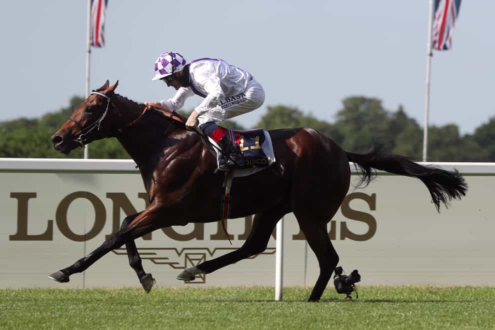 Poetic Flare winning the St James’s Palace Stakes at Royal Ascot (David Davies/PA)