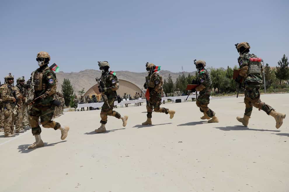 Newly Afghan Army special forces (Rahmat Gul/AP)
