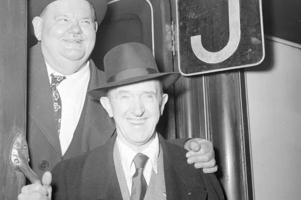 Comedy duo Laurel and Hardy were were known for slapstick comedy short films from the 1920s to 1940s. (PA)