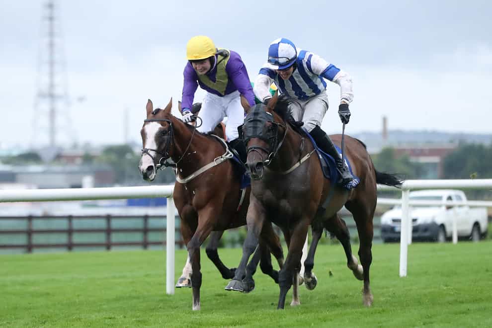 Colter and Finian Maguire (right) get up late to win (Niall Carson/PA)