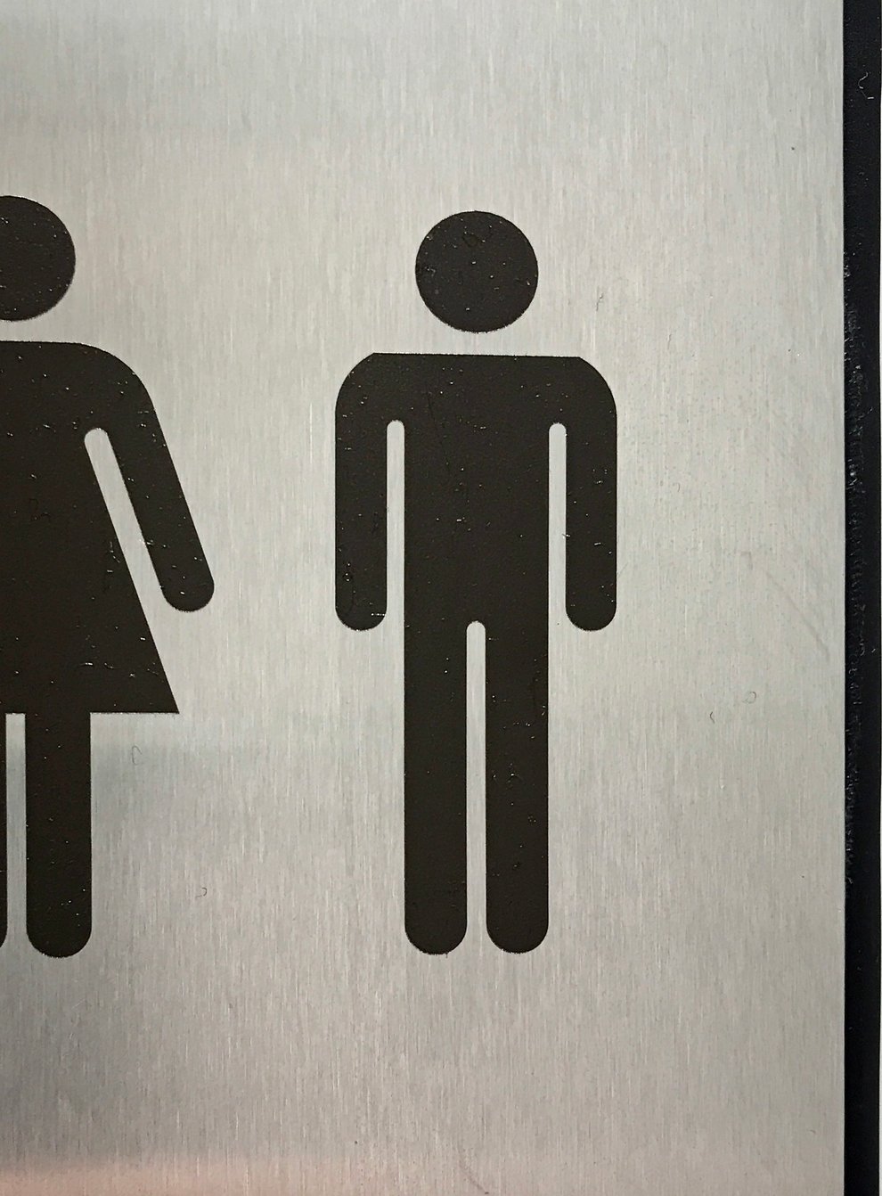 Gender signage (Martin Keene/PA)