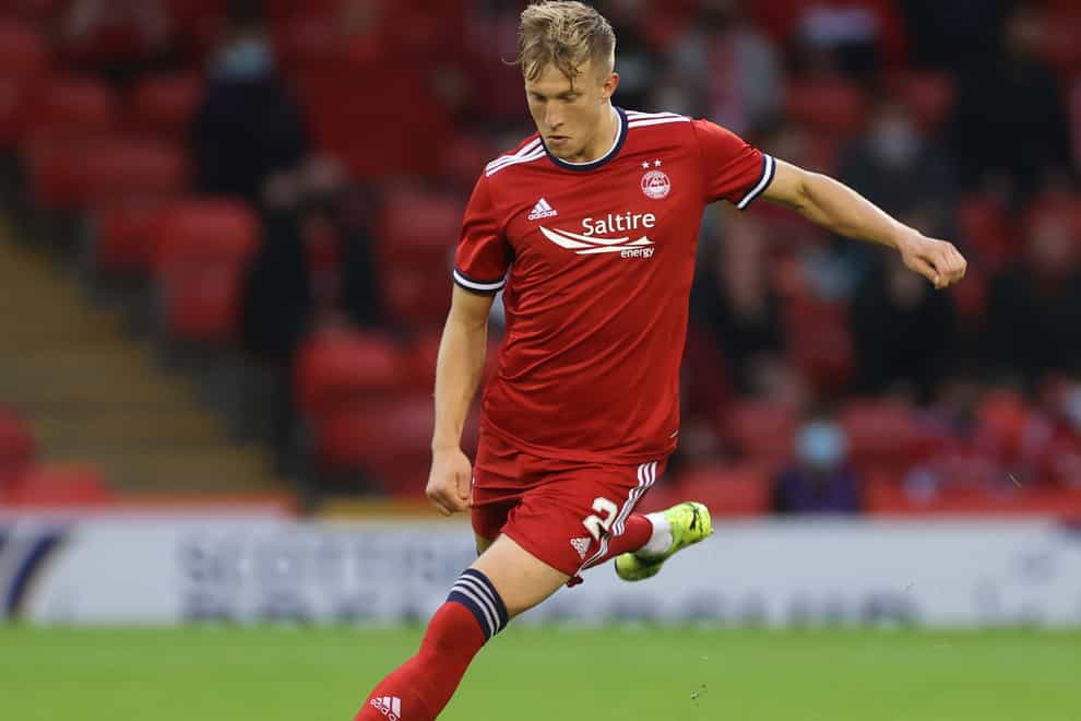 Aberdeen’s Ross McCrorie is determined to create more history (Steve Welsh/PA)