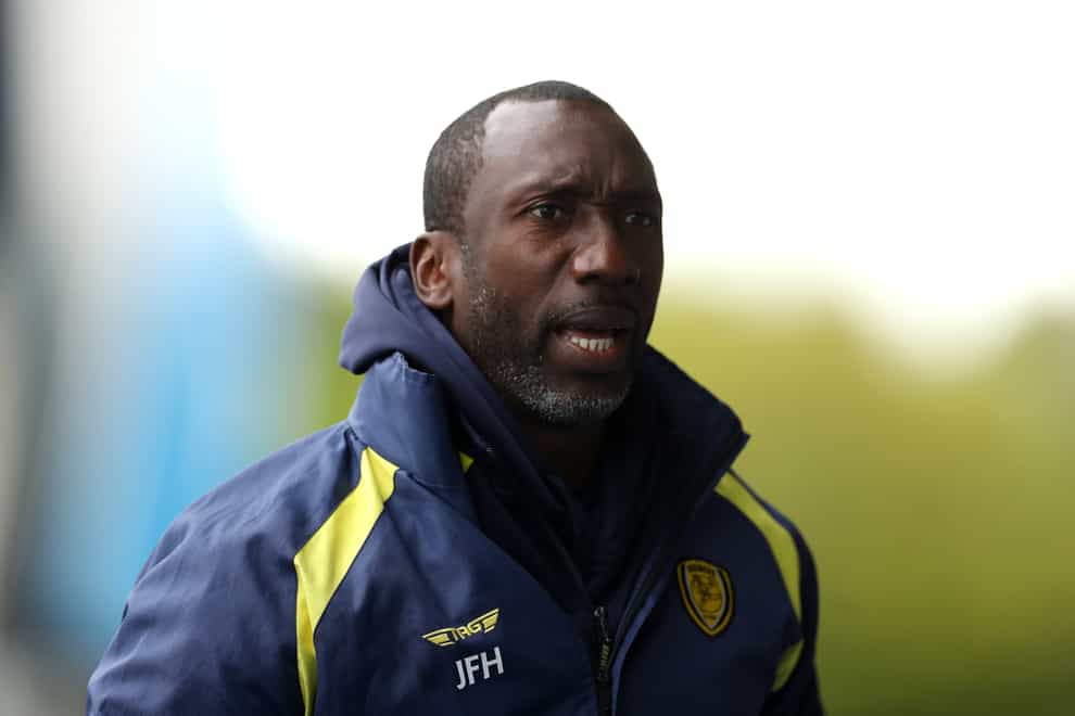 Burton manager Jimmy Floyd Hasselbaink feels his new signing will fit right in (Bradley Collyer/PA)