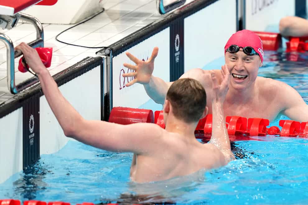 Tom Dean won two medals for Great Britain in the pool (Joe Giddens/PA)