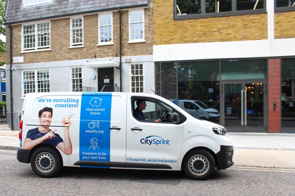 CitySprint is to recruit an extra 600 couriers across the UK (CitySprint/PA)