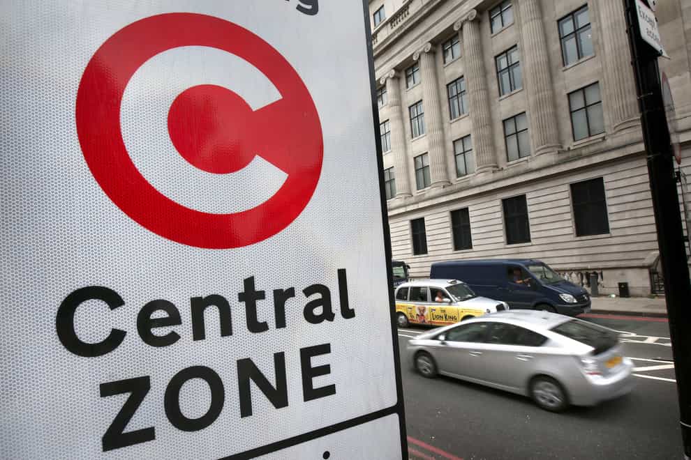 A so-called ‘temporary’ 30% increase in the fee for driving into central London will be made permanent under Transport for London plans (Philip Toscano/PA)