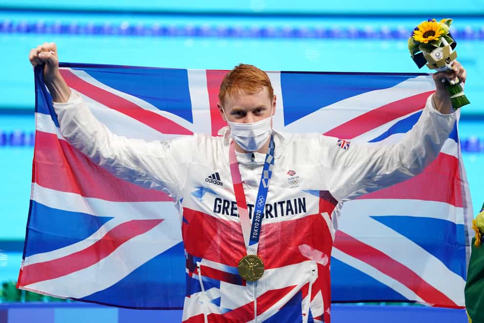 Tom Dean is a double Olympic champion (Joe Giddens/PA)