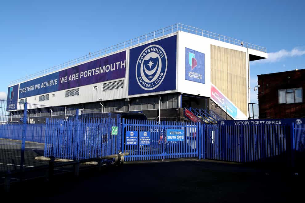 General view from outside the stadium ahead of the Sky Bet League One match at Fratton Park, Portsmouth. Picture date: Saturday January 23, 2021.