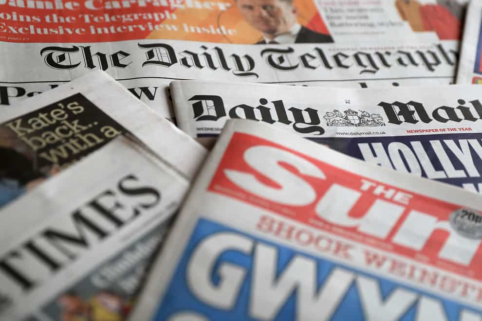 What the papers say – July 29 (PA)