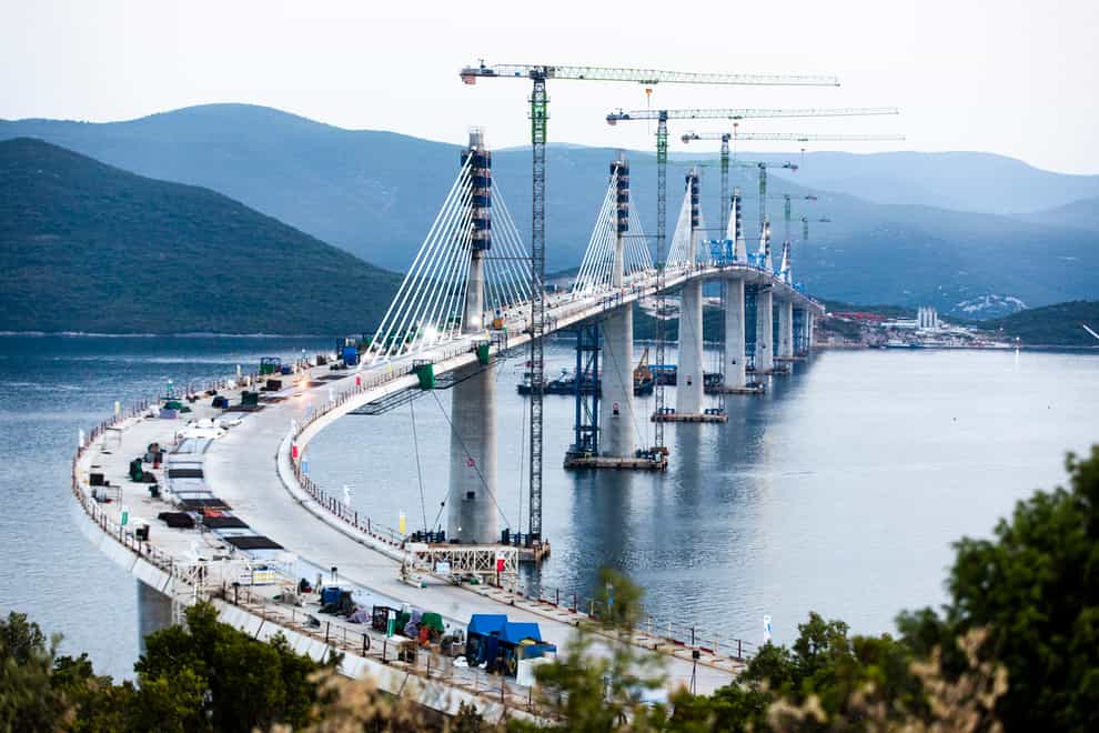 The new bridge in Croatia (AP)