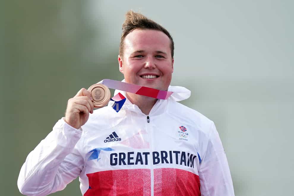 Matt Coward-Holley won shooting bronze for Great Britain in Tokyo (Mike Egerton/PA)