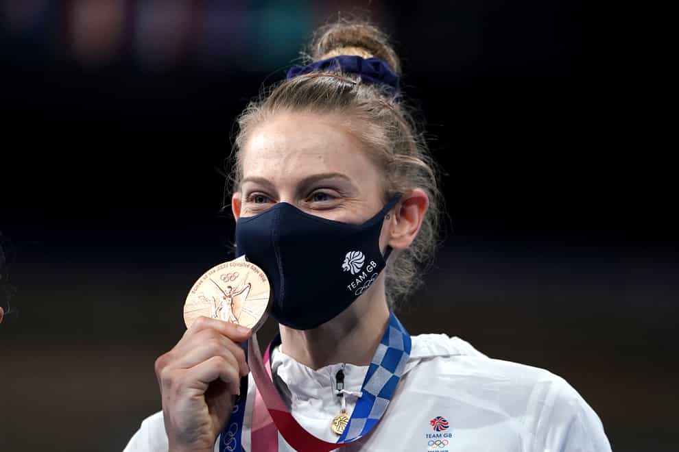 Bryony Page won her second consecutive Olympic medal (Mike Egerton/PA)