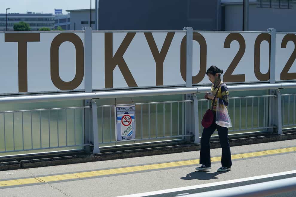 Tokyo 2020 signage (Mike Egerton/PA)