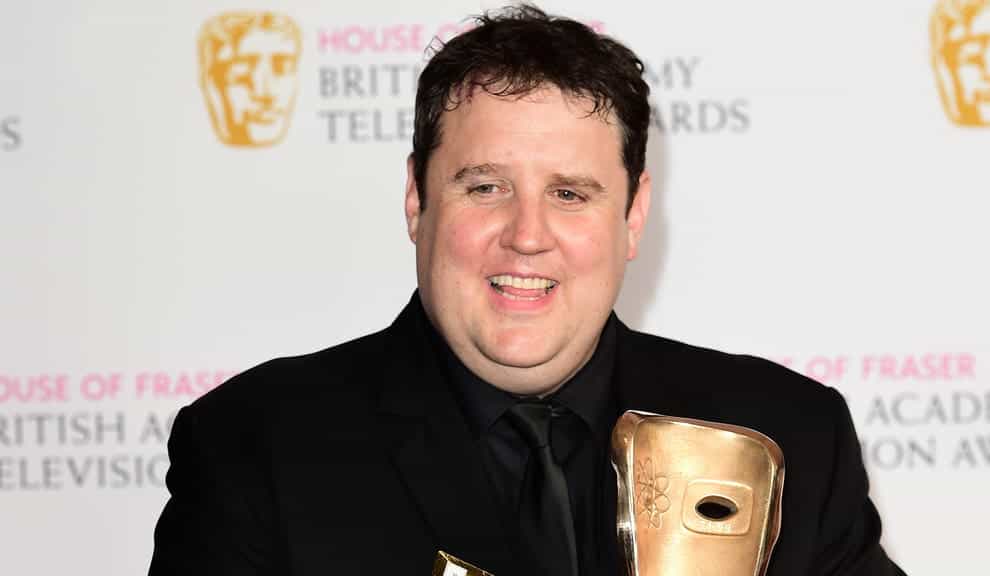 <p>Peter Kay on his way back to the stage</p>