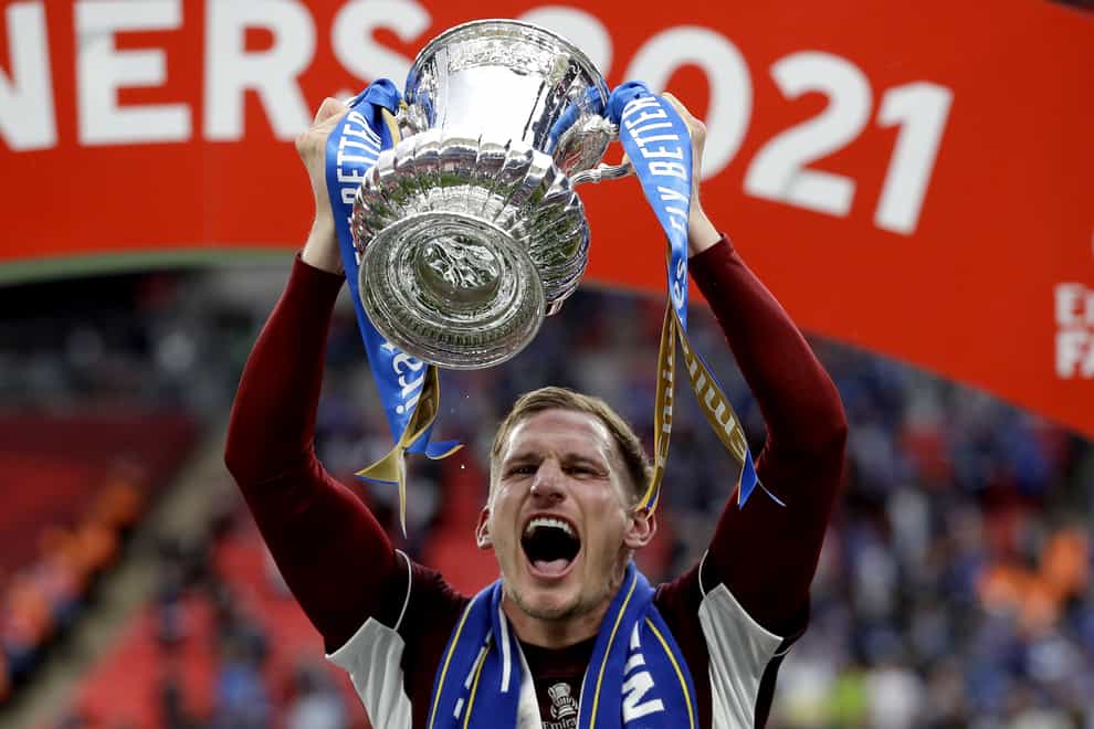 Marc Albrighton helped the Foxes win the FA Cup last season (Kirsty Wigglesworth/PA)