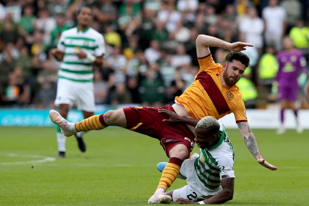 Motherwell’s Liam Donnelly is set for a league comeback (Jane Barlow/PA)