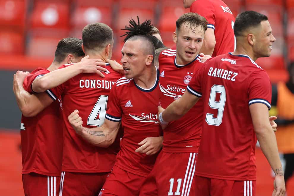 Aberdeen start their cinch Premiership campaign with a home match against Dundee United (Steve Welsh/PA)