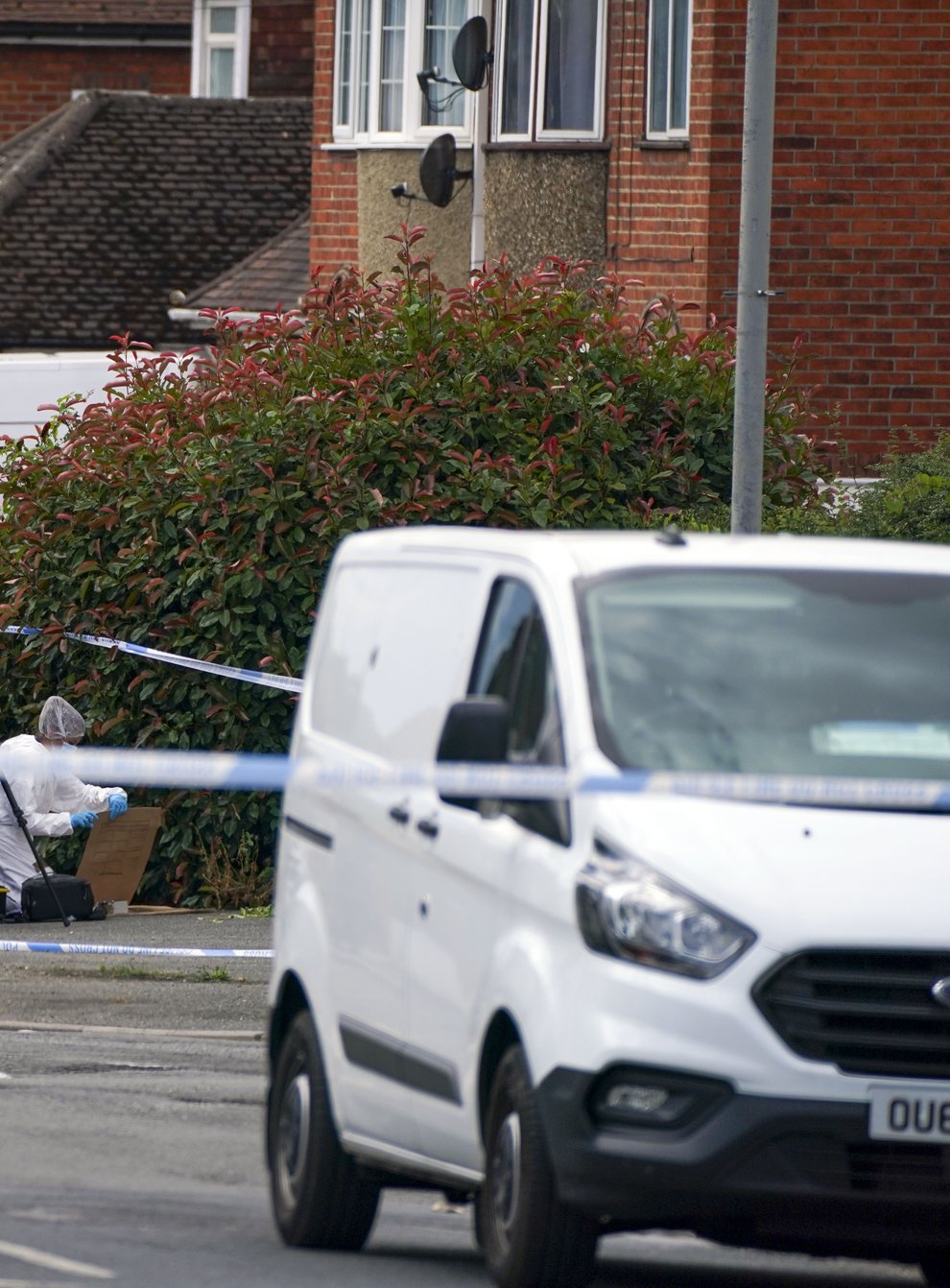 Police activity at the scene in Micklefield Road, High Wycombe (Steve PArsons/PA Wire)