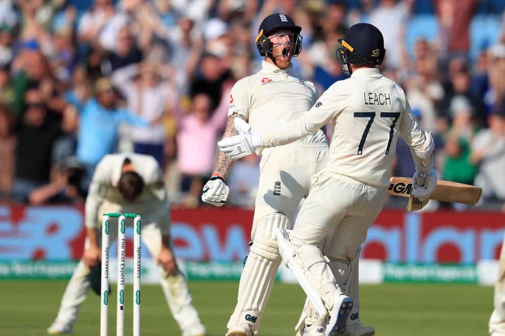 Jack Leach helped Ben Stokes pull off a miraculous Ashes victory at Headingley during the 2019 series (Mike Egerton/PA)