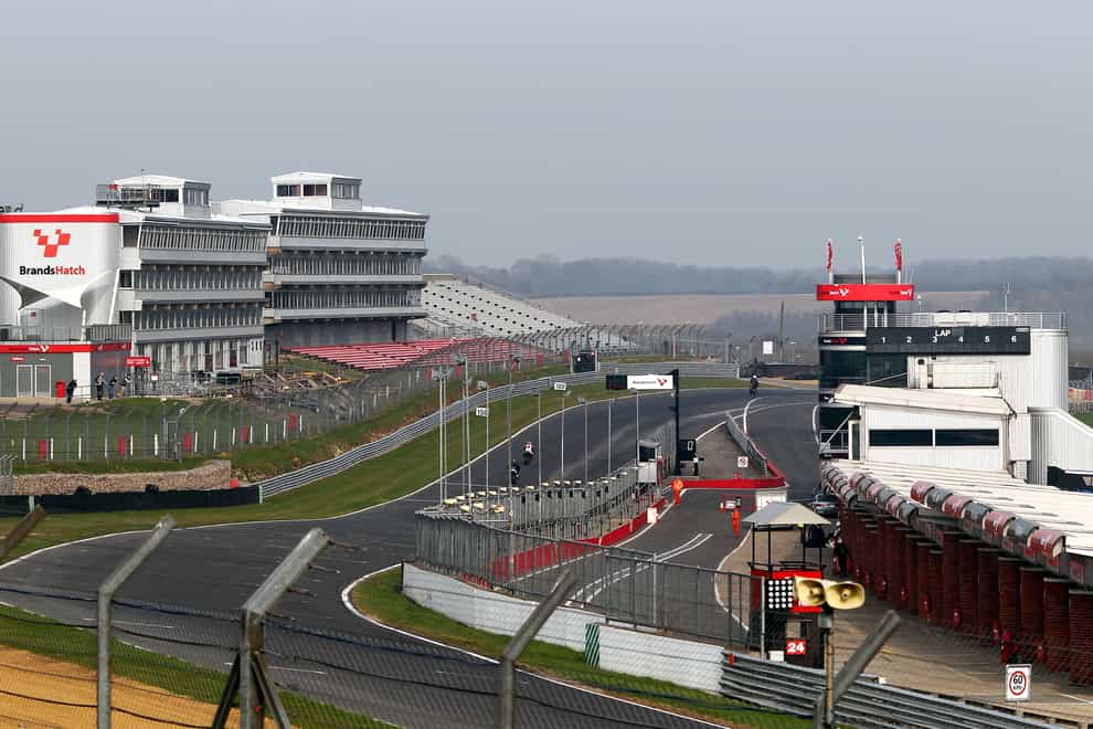 The accident occurred at Brands Hatch in Kent (Gareth Fuller/PA
