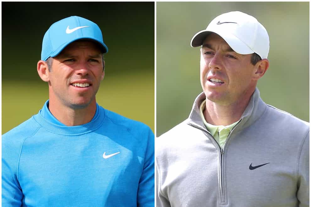 Paul Casey and Rory McIlroy are in a play-off (Richard Sellers/David Davies/PA)