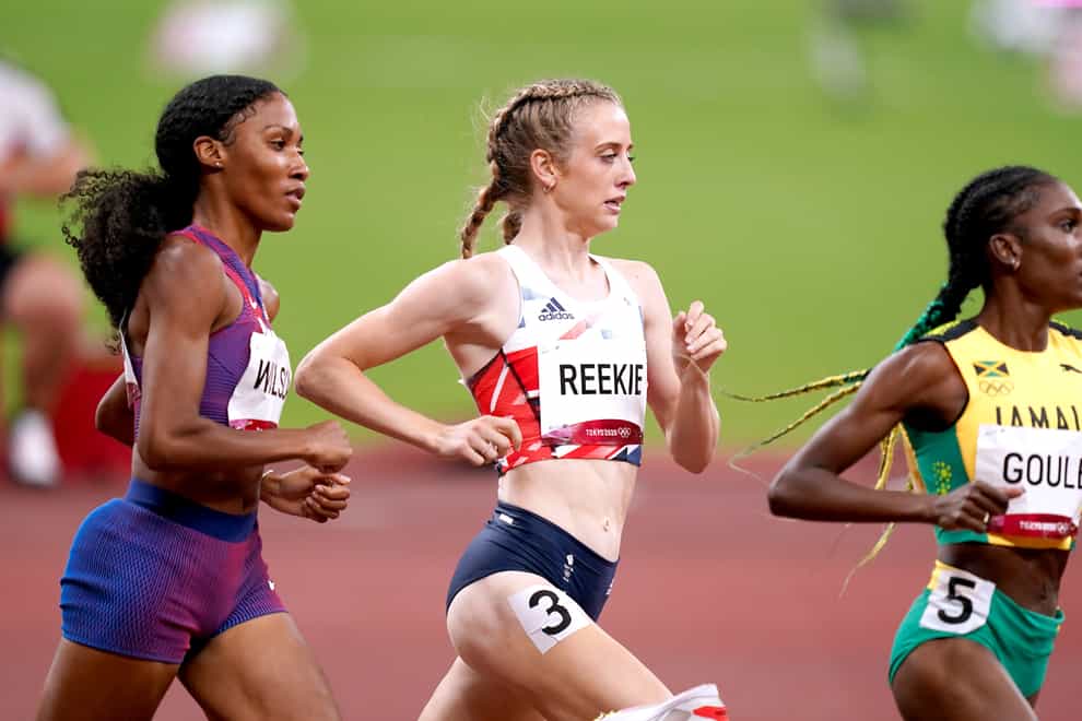 Great Britain’s Jemma Reekie reached the women’s 800m final. (Mike Egerton/PA)