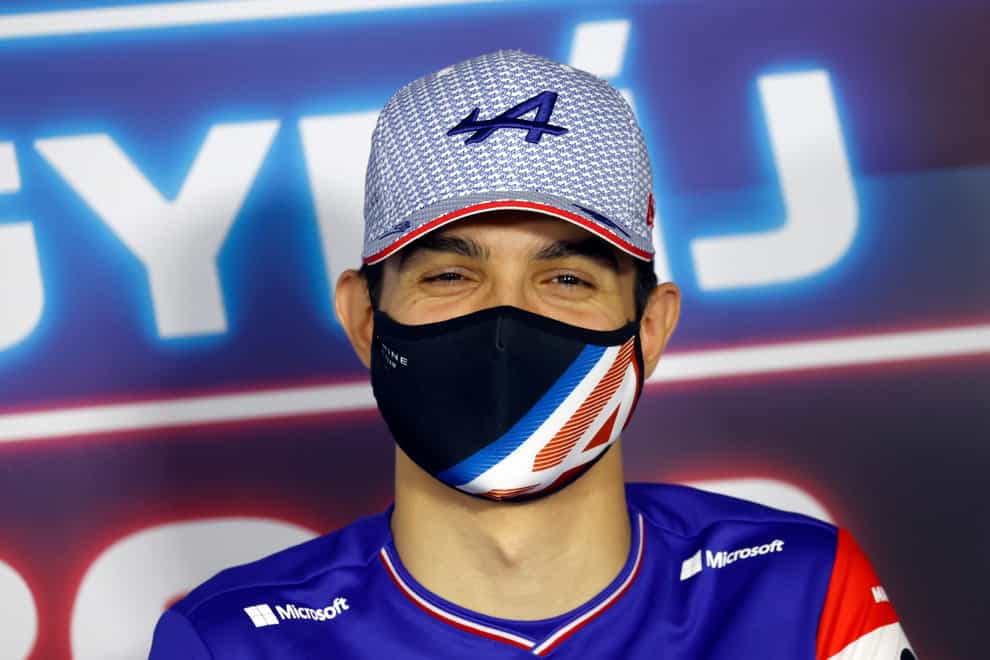 Alpine driver Esteban Ocon secured a dramatic victory in the Hungarian Grand Prix (Florion Goga/AP)