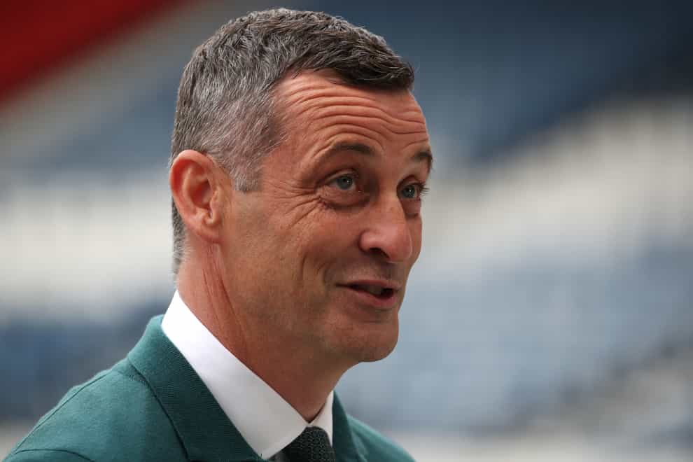 Jack Ross was enthused about Hibs’ league opener (Andrew Milligan/PA)