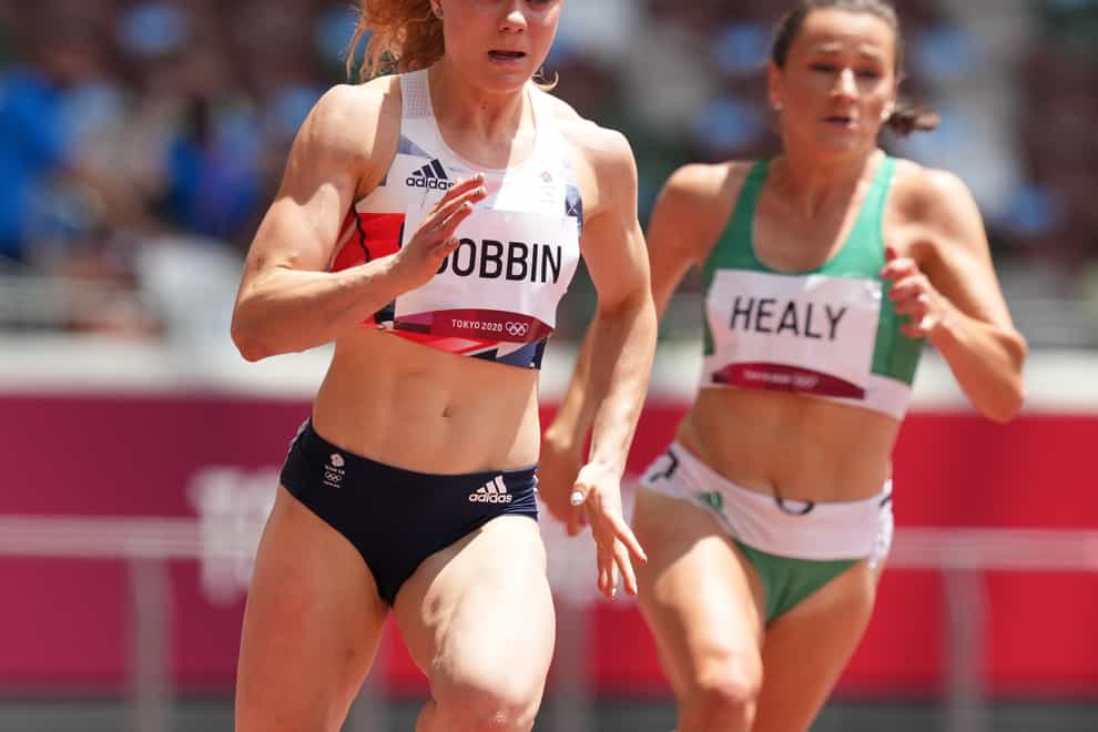 Great Britain’s Beth Dobbin has been impressed with Dina Asher-Smith despite her injury. (Martin Rickett/PA)