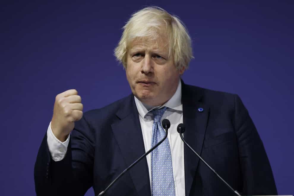 Prime Minister Boris Johnson during a London-based summit to raise funds for the Global Partnership for Education (GPE) (Tolga Akmen/PA)