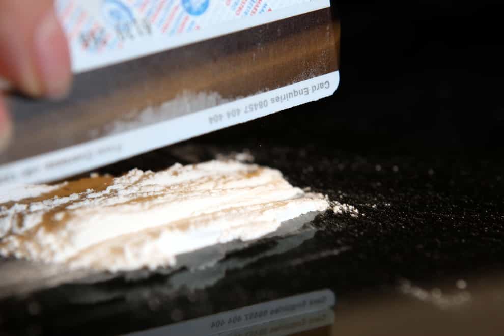 There has been a rise in cocaine-related deaths (Steve Parsons/PA)