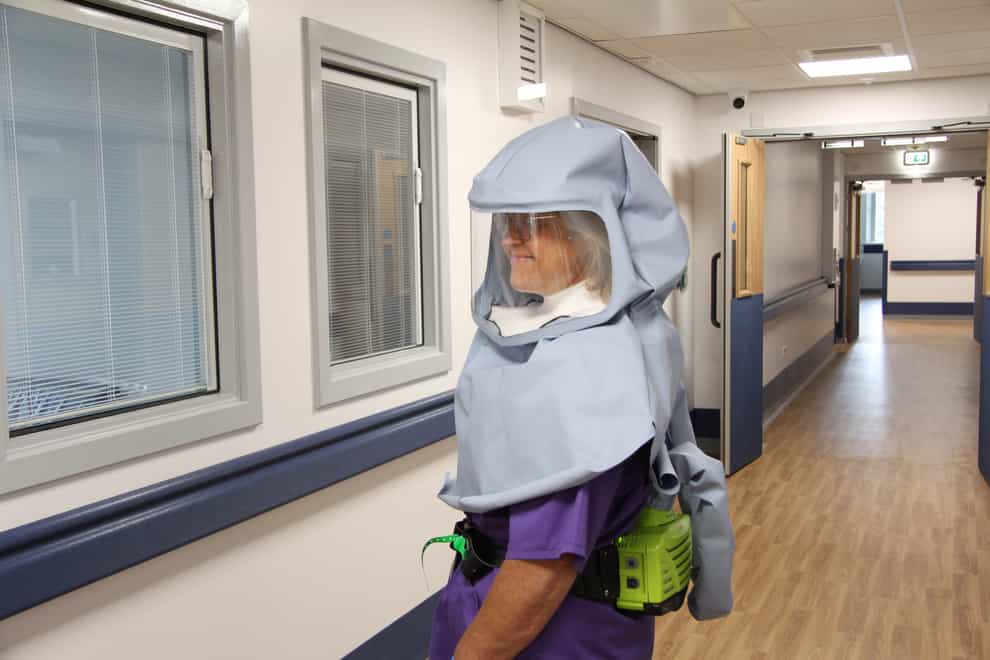 The Morecambe Bay Hood has been described as a ‘game-changer’ by hospital staff (BAESystems/PA)