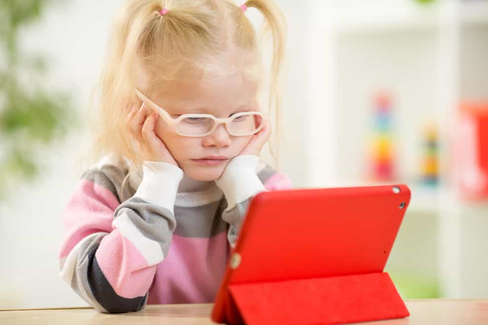 The covid pandemic has been linked to increased short-sightedness in kids (Alamy/PA)
