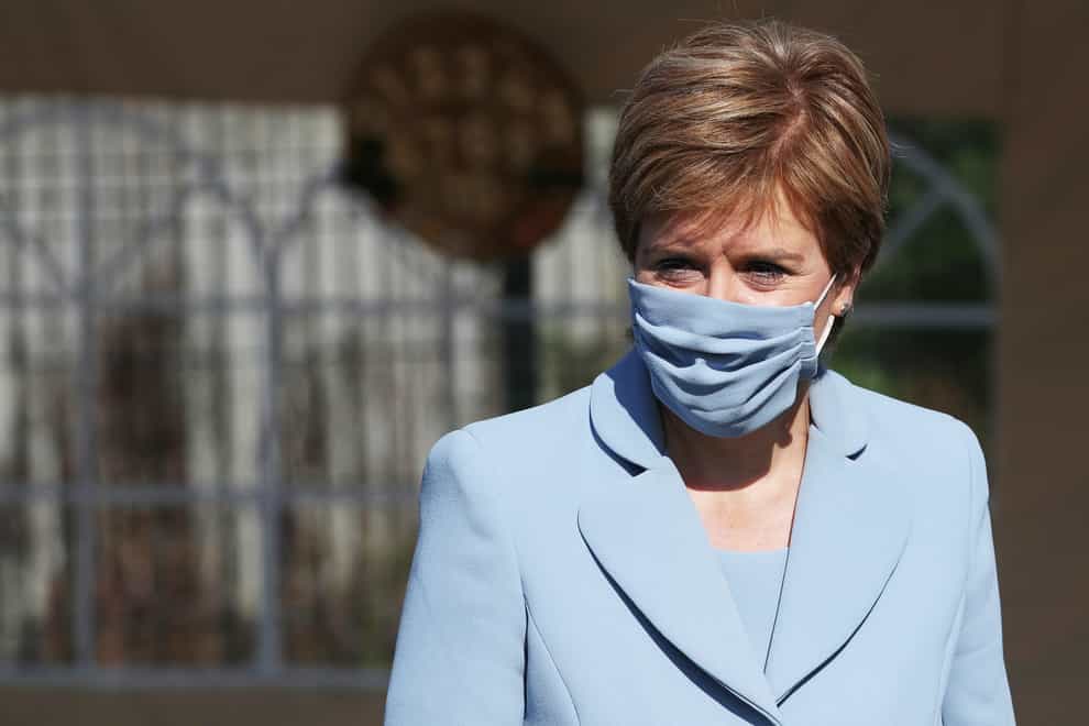 First Minister Nicola Sturgeon insisted she did not feel ‘snubbed’ after Boris Johnson turned down her invitation to talks. (Russell Cheyne/PA)