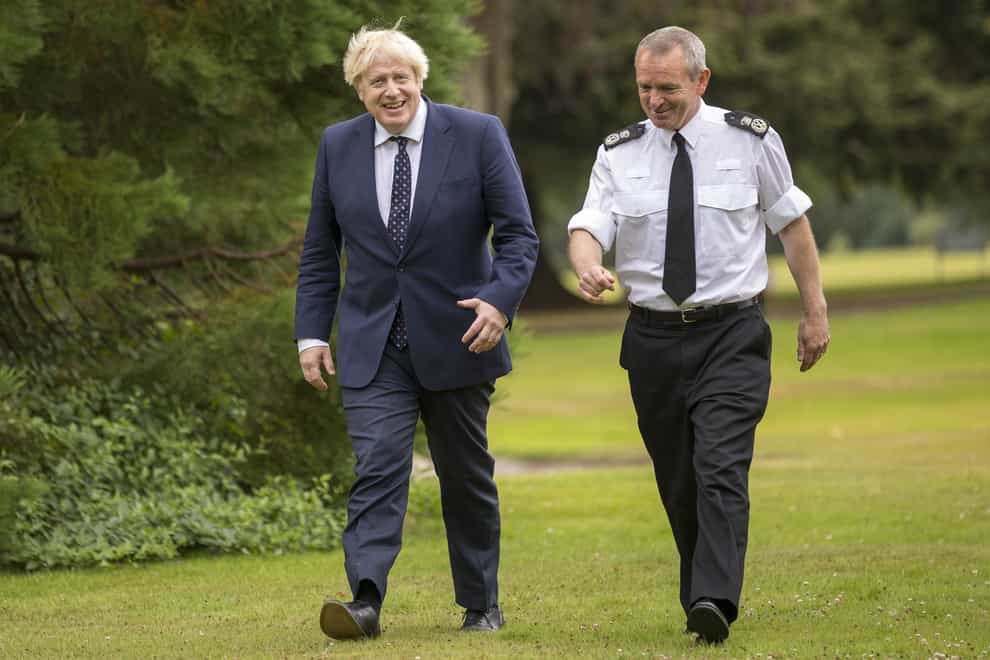 Police Scotland Chief Constable Iain Livingstone welcomed confirmation from Prime Minister Boris Johnson that the UK Government will full cover the cost of policing the Cop26 climate summit in Glasgow in November (James Glossop/The Times/PA)