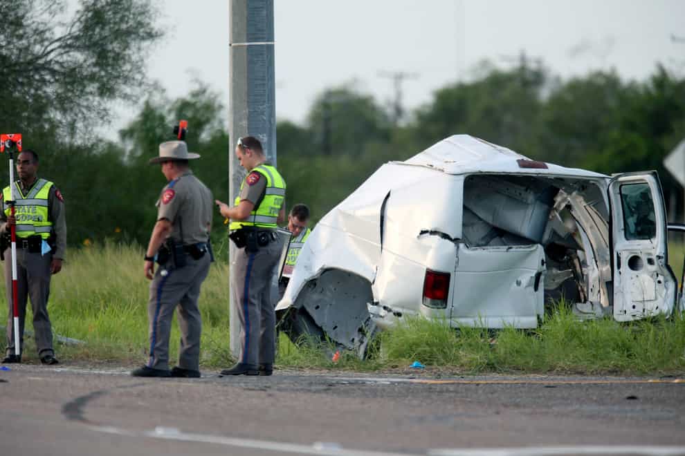 The accident took place near the Brooks County community of Encino (The Monitor/AP)