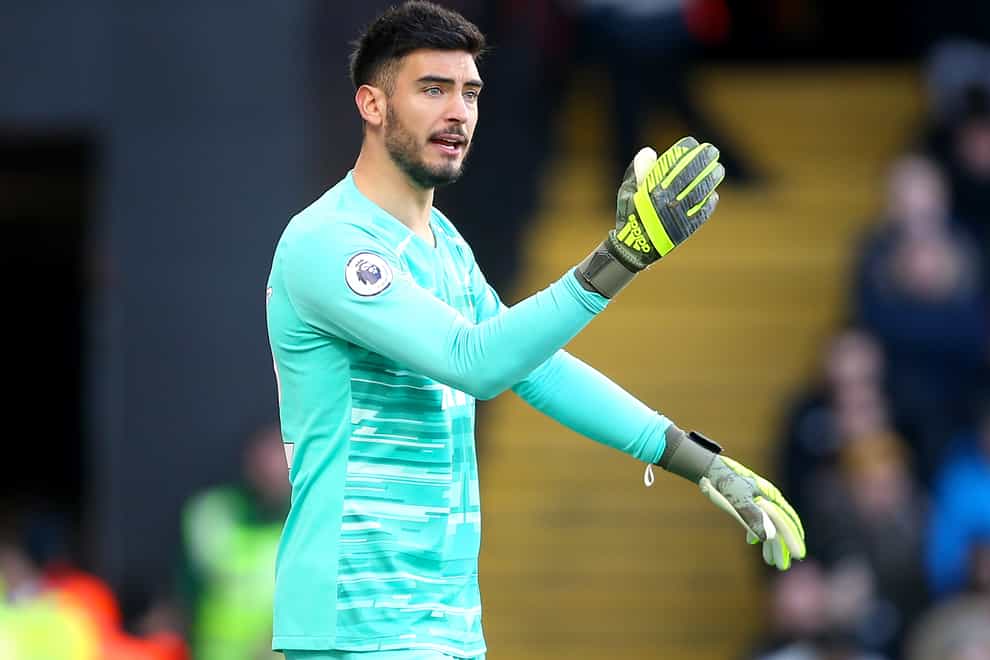 Former Tottenham goalkeeper Paulo Gazzaniga is set to make his Fulham debut against Middlesbrough (Nigel French/PA)