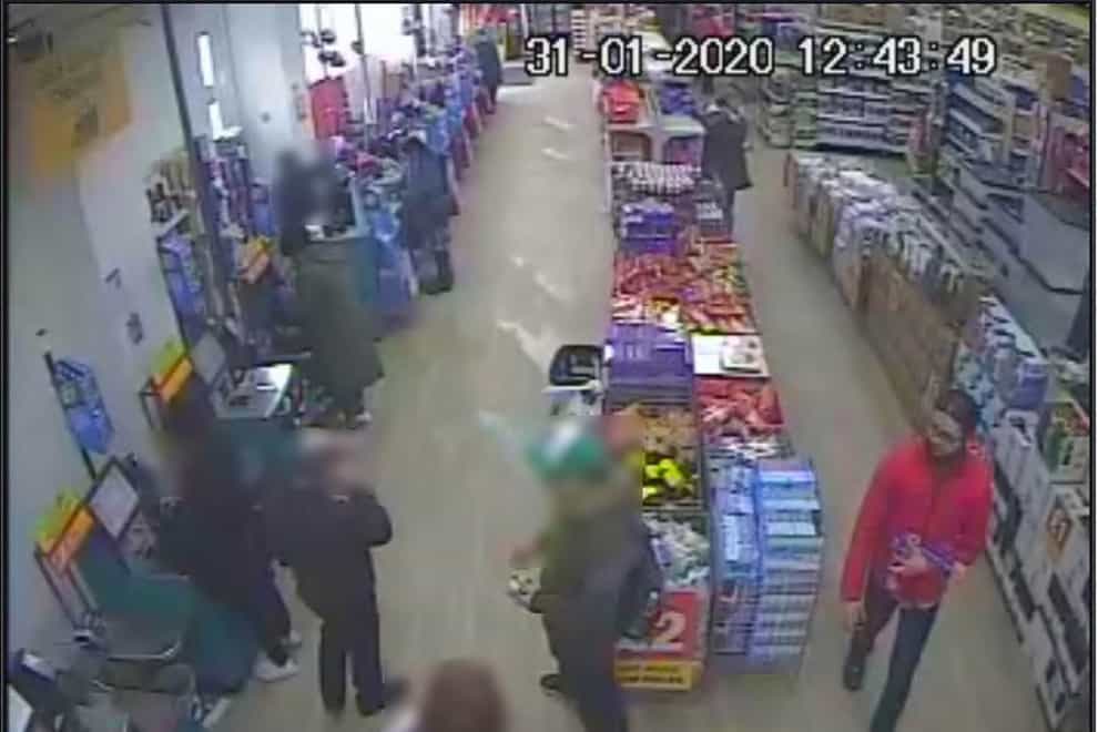 Sudesh Amman buying items in Poundland in the days before his attack (Metropolitan Police/PA)