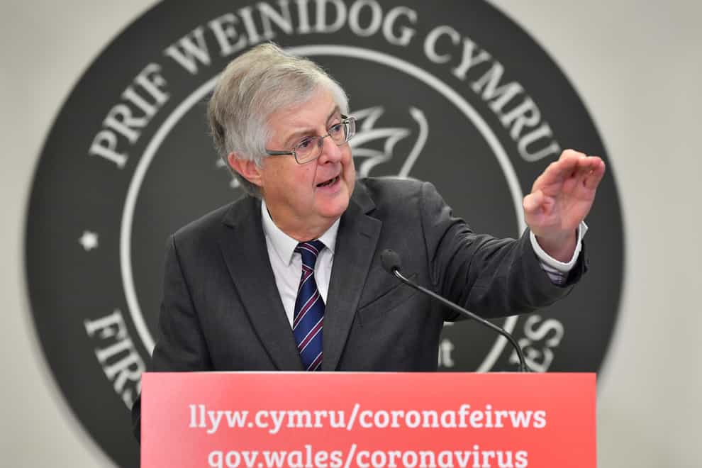 First Minister Mark Drakeford will confirm Wales is set to move to alert Level 0 (Ben Birchall/PA)