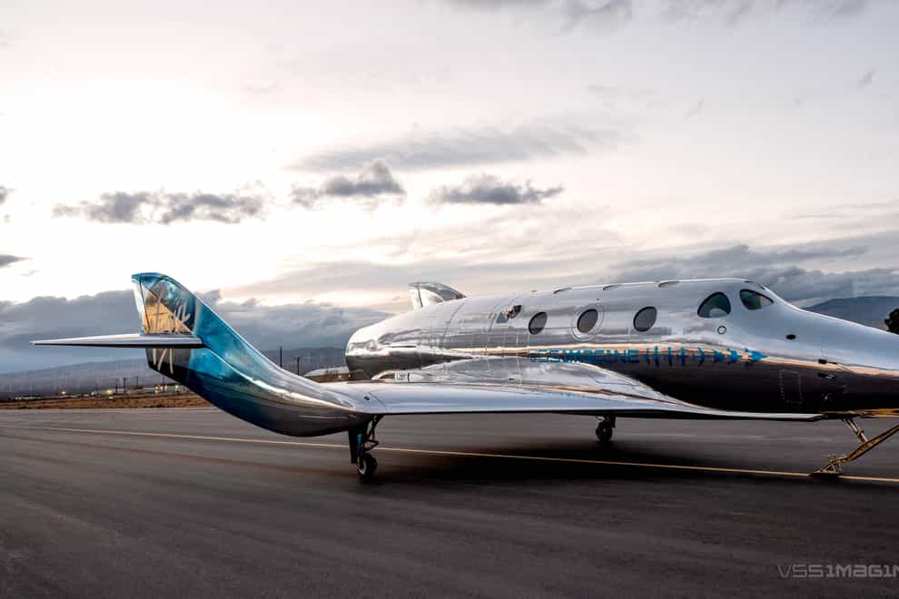 Handout photo issued by Virgin Galactic of their third craft VSS Imagine (Virgin Galactic/PA)