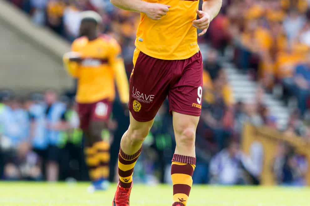 Curtis Main (in Motherwell kit) happy with early signs at St Mirren (Jeff Holmes/PA)