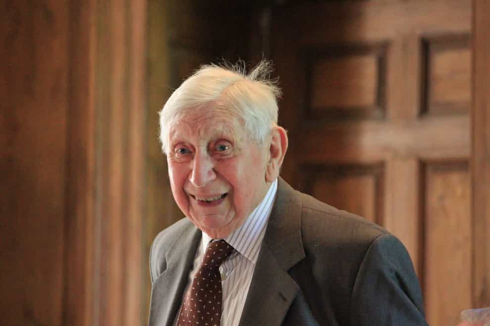 Professor Ken Cattermole, who has died aged 98 (Family photo/PA)