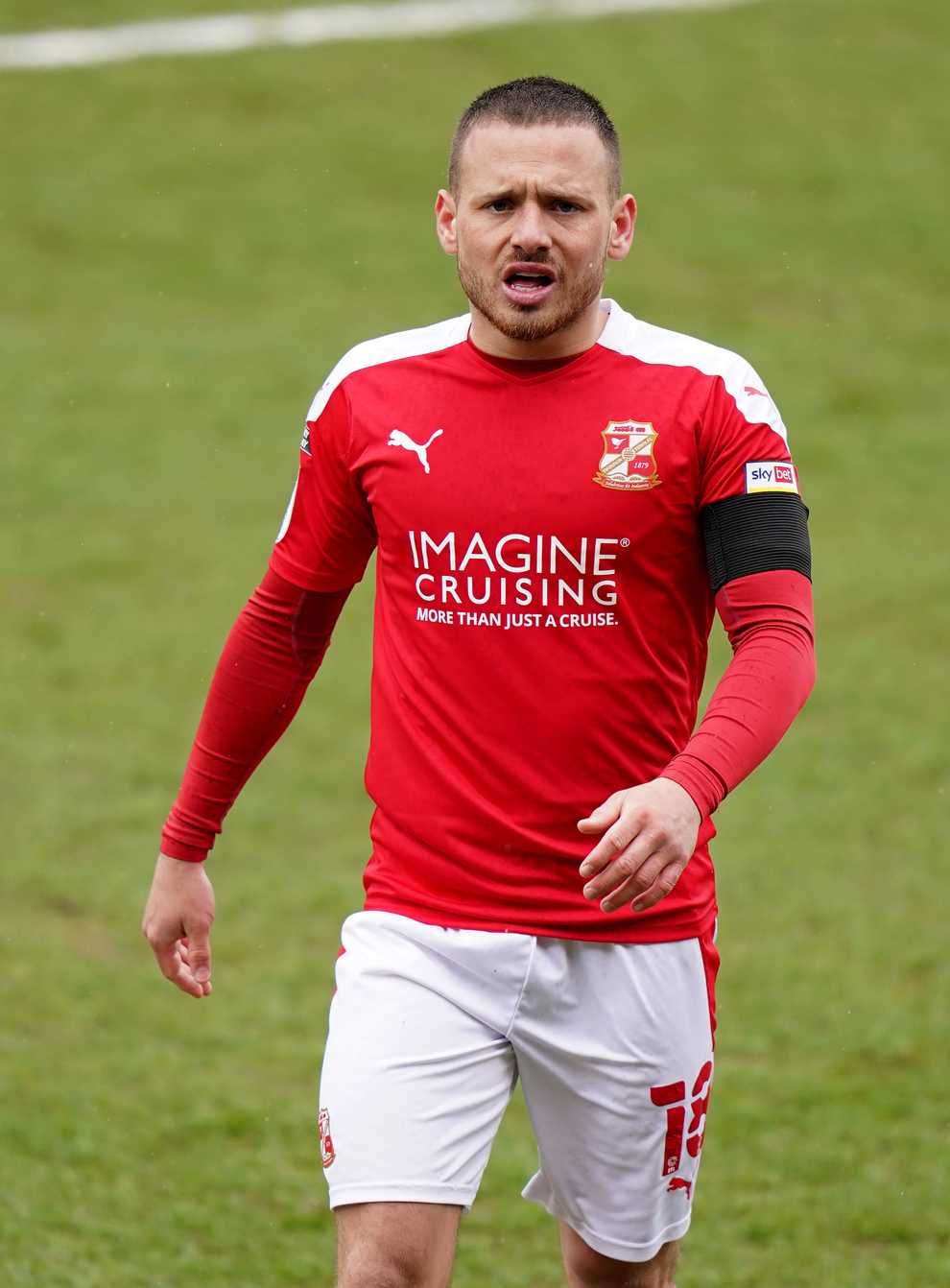Jack Payne was on target for Swindon (Tess Derry/PA)