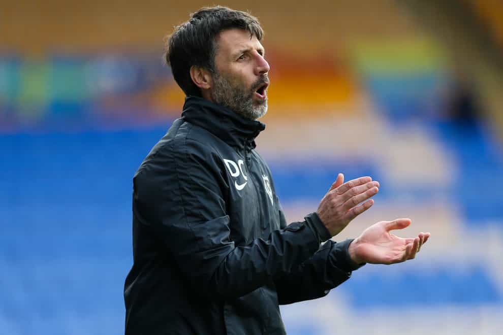 Portsmouth manager Danny Cowley saw his side take the points at Fleetwood (Barrington Coombs/PA)