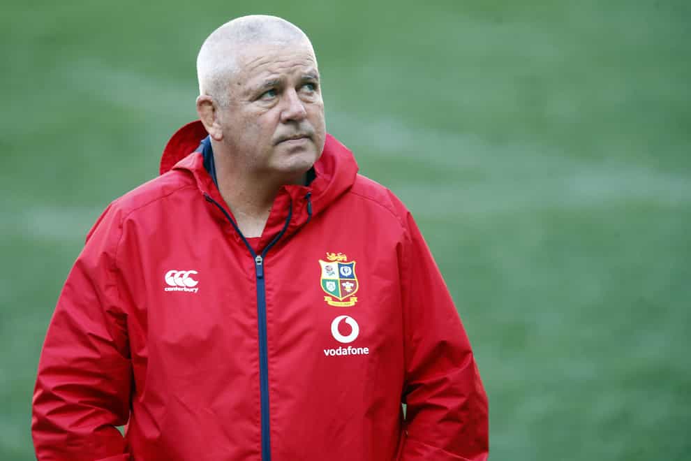 Warren Gatland has not ruled out leading a fourth tour with the British and Irish Lions (Steve Haag/PA)