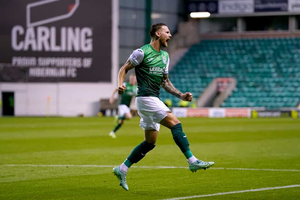 Martin Boyle opened the scoring for Hibs (Andrew Milligan/PA)