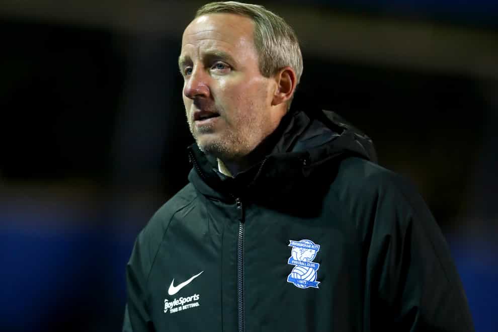 Birmingham boss Lee Bowyer could ring the changes for their Carabao Cup clash with Colchester (Nick Potts/PA)