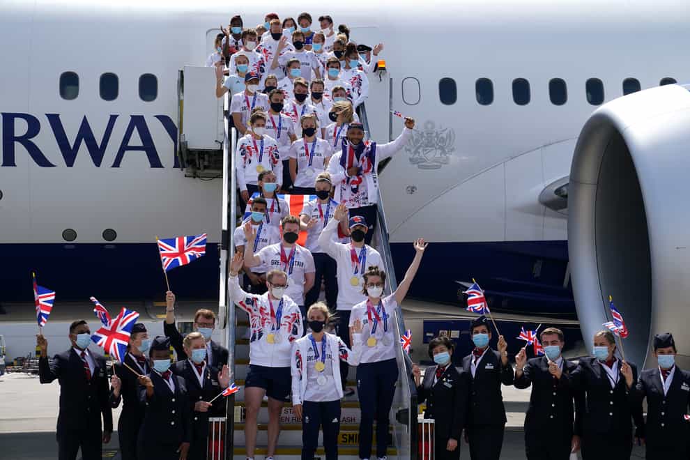 The final athletes from Great Britain have arrived home (Steve Parsons/PA)