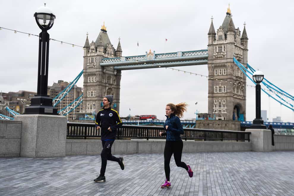 London’s Tower Bridge has been left stuck open after a technical fault (Kirsty O’Connor/PA)