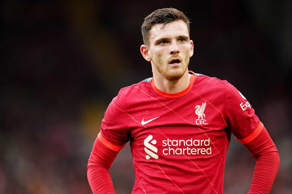 Andy Robertson has an ankle injury (Nick Potts/PA)
